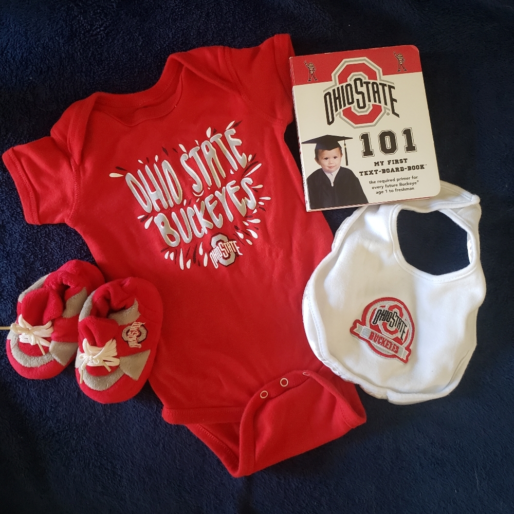 Ohio State Buckeyes Baby Bundle 3-6 months